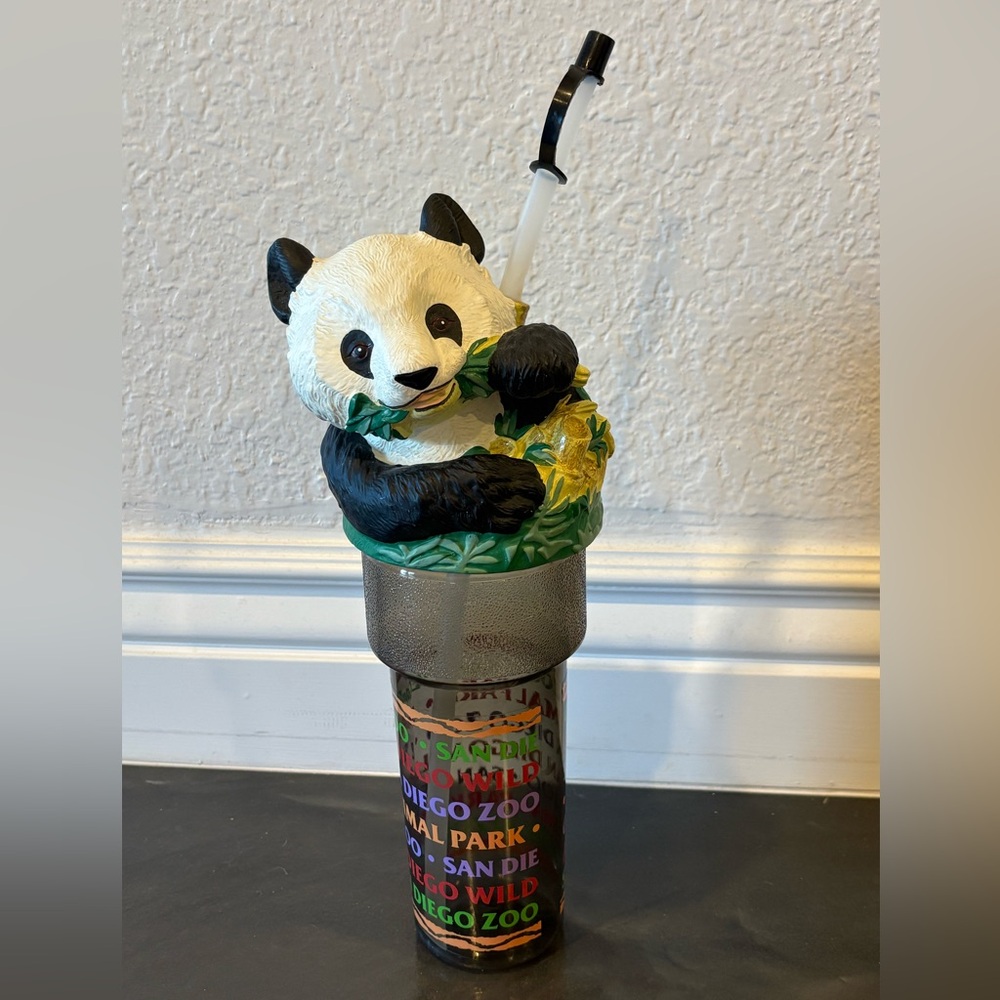 Y2K San Diego Zoo Vintage 90s Limited Edition Panda Bear Souvenir Cup Drinkworks